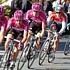 Kim Kirchen hinter den T-Mobile Fahrern whrend der 7. und letzten Etappe von Tirreno-Adriatico 2007